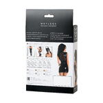 Платье Glossy Lulu из материала Wetlook, черное, L