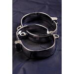 Наручники, TOYFA Metal, металл, серебристые, 11 см