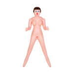 Кукла надувная Dolls-X by TOYFA Grace, шатенка, с тремя отверситями, кибер вставка: вагина-анус