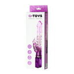 Вибратор с клиторальным стимулятором TOYFA A-Toys High-Tech fantasy, TPE, фиолетовый, 26,5 см