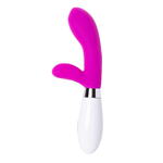 Вибратор с клиторальным стимулятором TOYFA A-Toys Mady, силикон, розовый, 20,4 см
