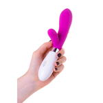 Вибратор с клиторальным стимулятором TOYFA A-Toys Mady, силикон, розовый, 20,4 см