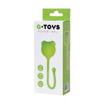 Вагинальный шарик A-Toys by TOYFA Tigo, силикон, зеленый, 12,4 см Ø 2,7 см
