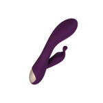 Вибратор для точки G с клиторальной стимуляцией Let it G, G-Spotter, силикон, фиолетовый, 19,5 см