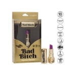 Перезарежаемый миниатюрный вибромассажер в виде помады Naughty Bits Bad Bitch Lipstick