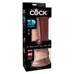 Фаллоимитатор на присоске King Cock Plus 8 Triple Density Fat Cock with Balls