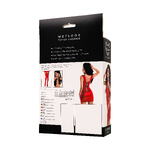 Платье Glossy Bessie из материала Wetlook, красный, L