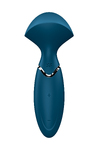 Вибромассажер для всего тела Satisfyer Mini Wand-er, силикон, синий, 16 см